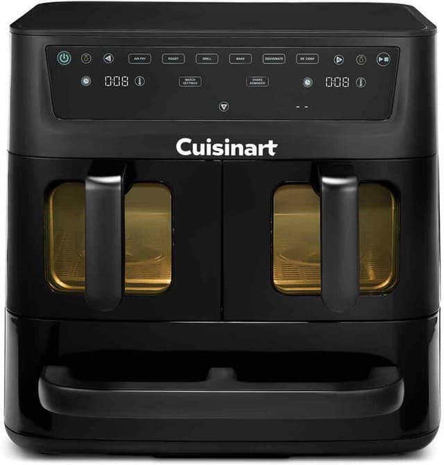Cuisinart AFT13XBLE Tri-Zone airfryer 13,2 L, zwarte afwerking met zichtvenster