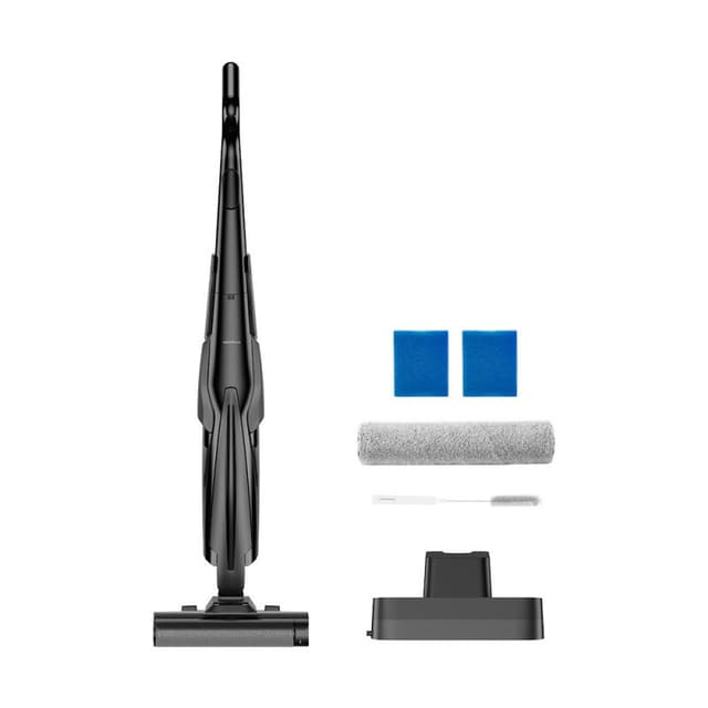 Deerma VX100 Ultra S nat- en droogstofzuiger, 70°C rollerwas + 100°C drogen, 22 kPa zuigkracht, 180° platliggende dweil, 120° flexibele stuurbaarheid & bereik, 50 min dweiltijd, ≤55 dB stille droging, 10° ergonomische hellingshoek voor eenvoudig éénhands