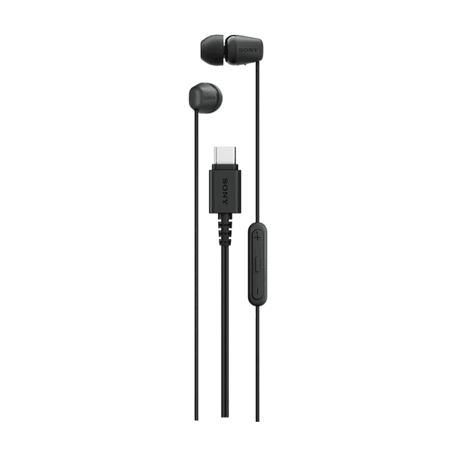 Sony IER-EX15C hoofdtelefoon bedraad in-ear oproepen/muziek USB Type-C zwart