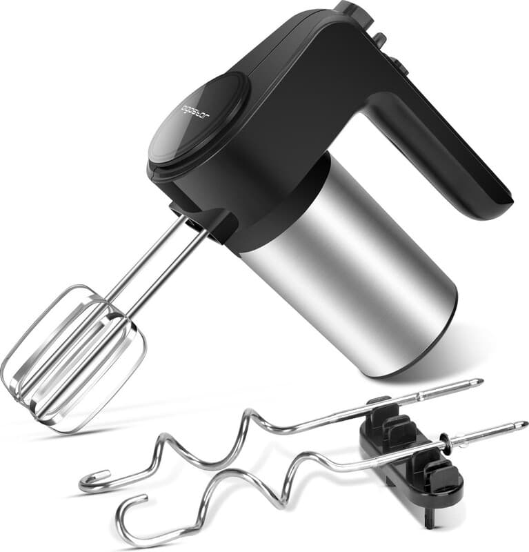 Handmixer Roestvrij staal 6 snelheden 4 roerstaven 300W — afbeelding 1