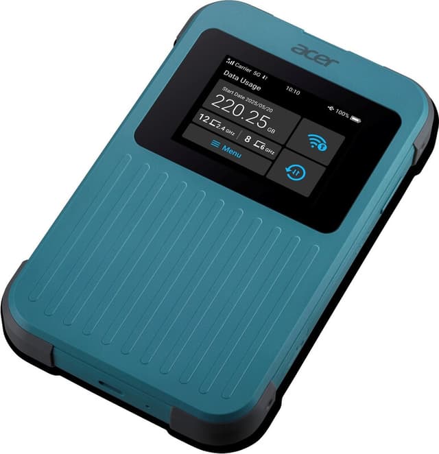 Acer Connect M4E - 1 GB Draadloze Dual-Band Mifi Router (2,4 GHz / 5 GHz) 5G