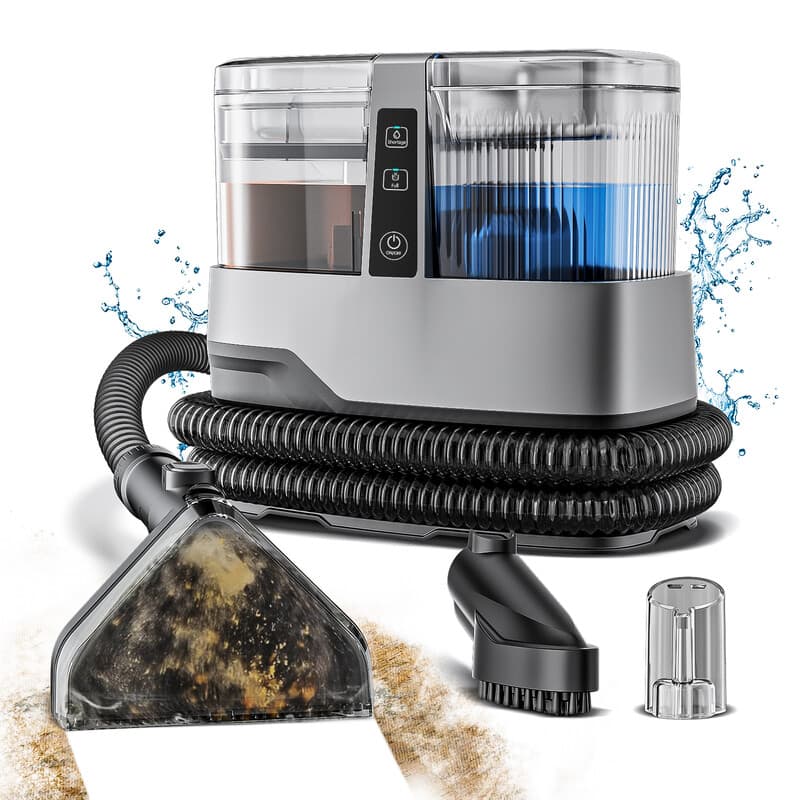 OMESER C688A Tapijtreiniger 600W 17KPa Zuigkracht Handstofzuiger voor Dieptereiniging van Natte Stoffen, Bank, Autostoel en Huisdierenvlekken — afbeelding 1