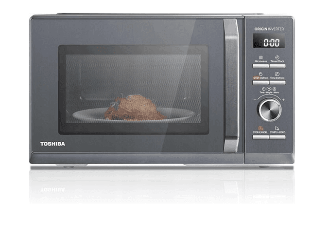 Toshiba MW3-AM25PFI(MG) magnetron, 25 liter, 900 W, 10 vermogensstanden, grijs