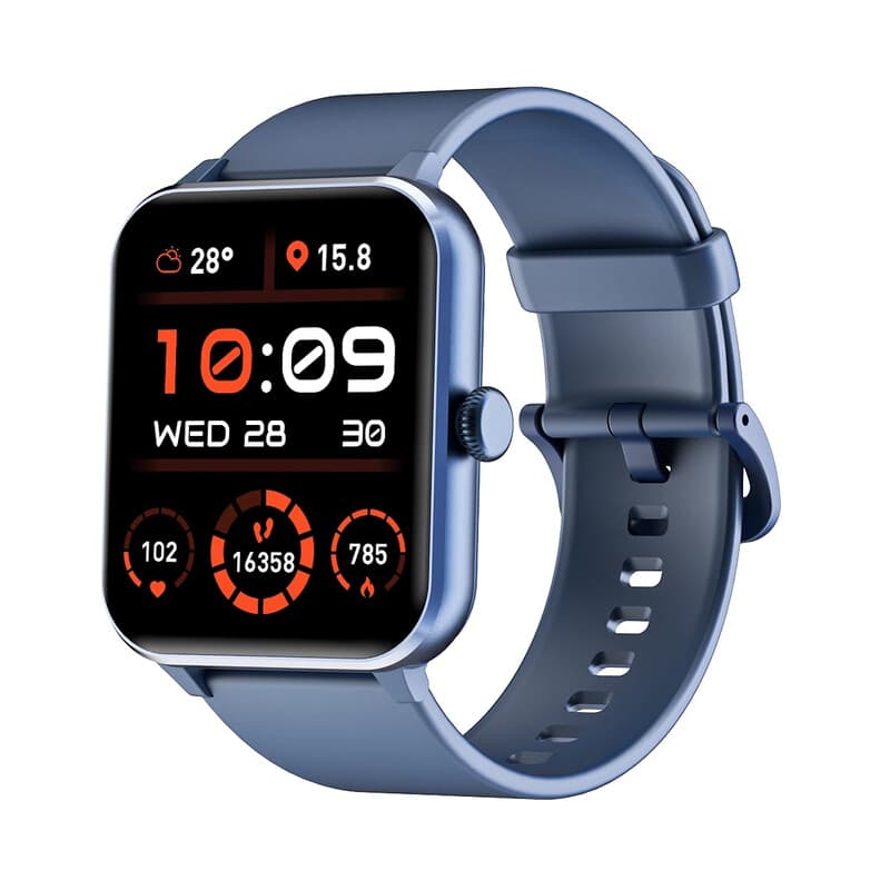 Blackview R50 smartwatch met 1,85-inch scherm, batterijduur van 25 dagen, hartslag- en slaapmonitor, bellen via Bluetooth en meer dan 100 sportmodi – smartwatch voor Android/iOS — afbeelding 1