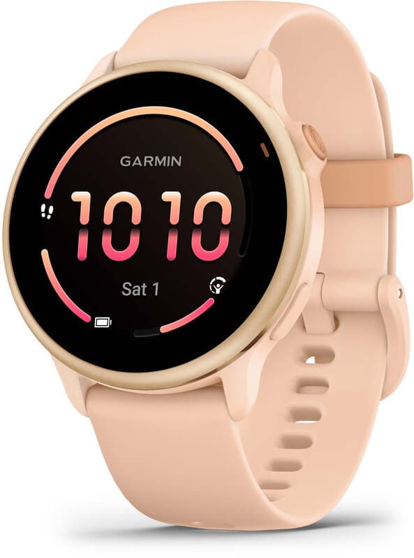 GARMIN Vivoactive 6 smartwatch 45 mm, metallic roze dageraad