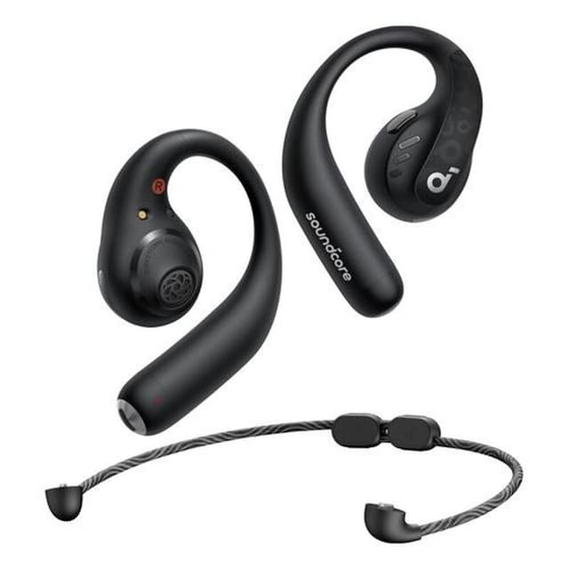 Soundcore AeroFit Pro oordopjes met haak draadloos voor bellen/muziek/sport/alledaags bluetooth zwart