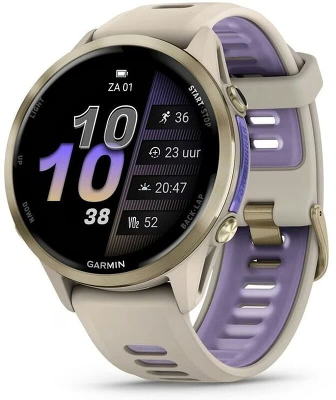 GARMIN Forerunner 970 - 47 mm - frans grijs/transl. indigo — afbeelding 1