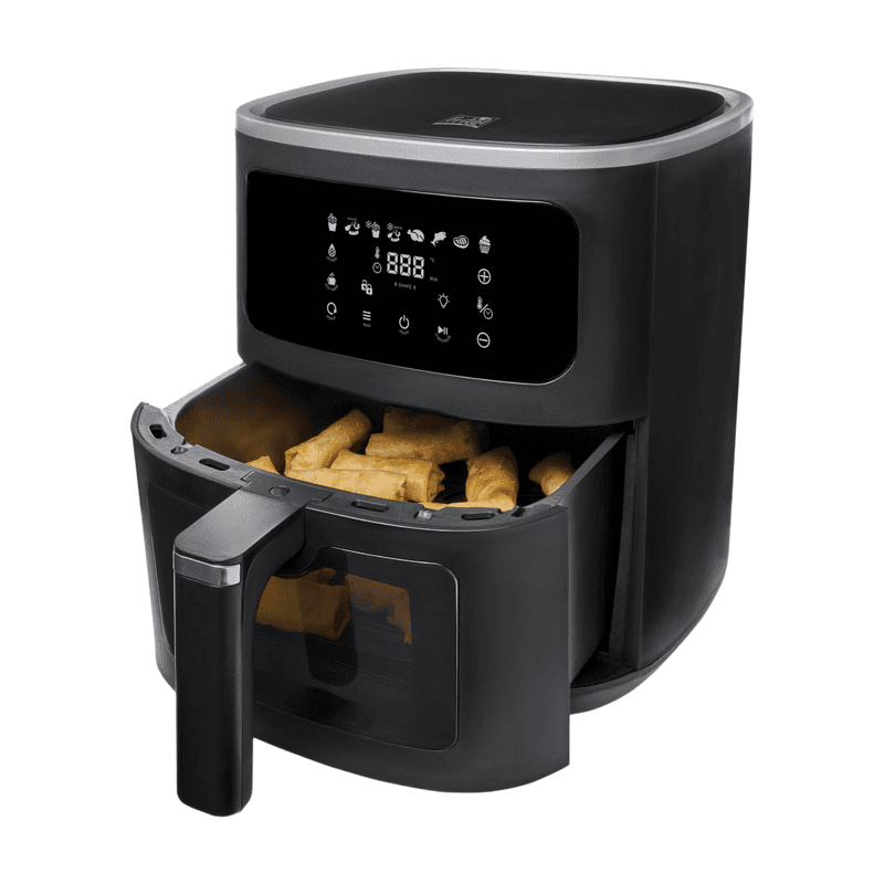 FRITEL Airfryer SnackTastic® 7520 - Heteluchtfriteuse - 6L - 1500W - 8 programma’s - Voor 2 tot 6 personen - Touchscreen - Verlicht kijkvenster - PFAS-vrij — afbeelding 1