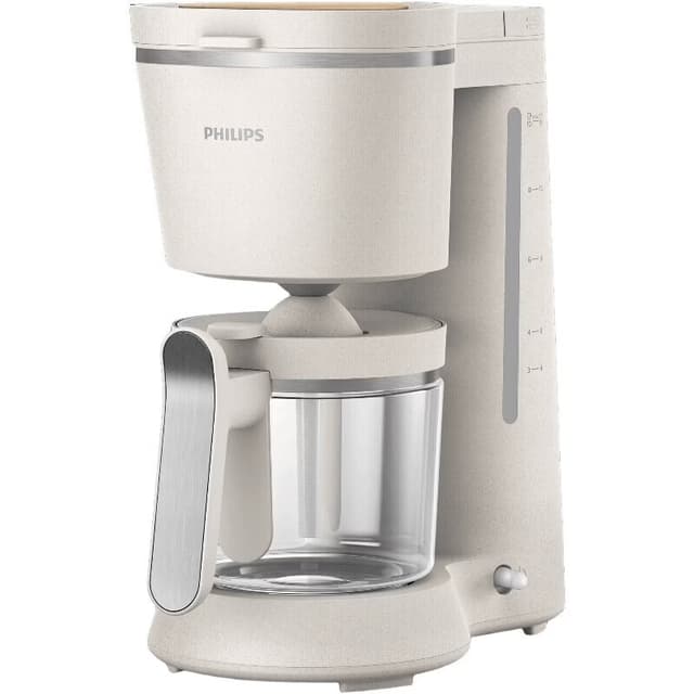 Philips Eco Conscious Edition koffiezetapparaat 5000-serie, HD5120/00 – 1,2 l, druppelstop, veilig en duurzaam, wit