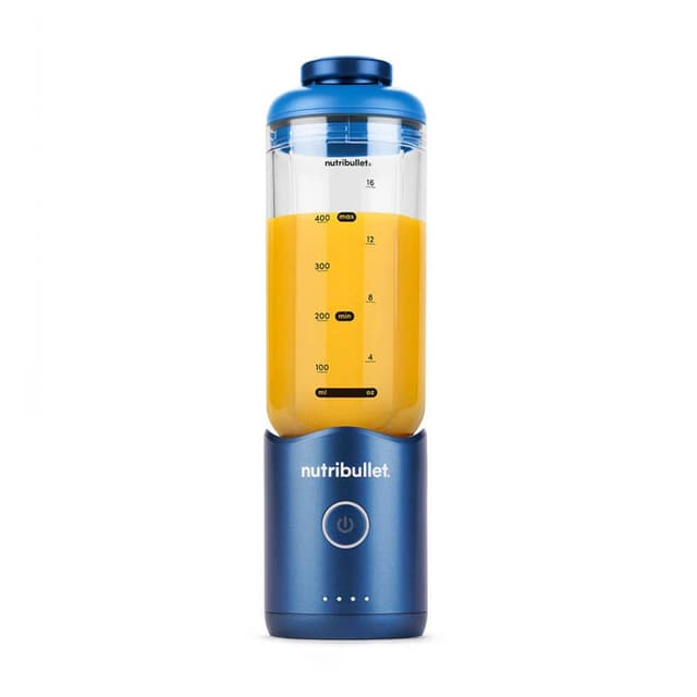 Nutribullet Flex draagbare blender - 590 ml - Blauw - opvouwbaar ontwerp - oplaadbare batterij - USB-C-opladen - voor gebruik onderweg