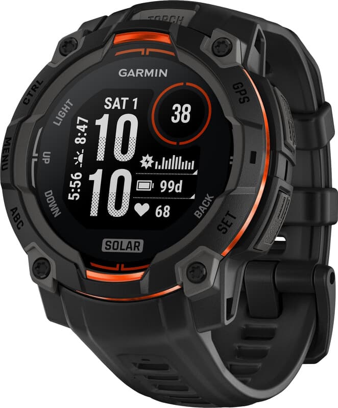 GARMIN Instinct 3 Solar - smartwatch - 45 mm - zwart — afbeelding 1