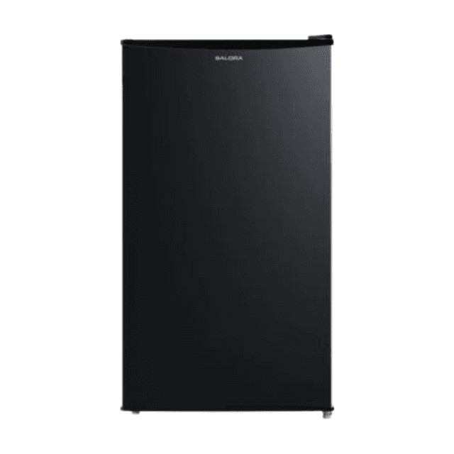 Salora 47CFT80BL vrijstaande tafelkoelkast - 68 liter inhoud - energieklasse F - 41 dB geluidsniveau - omkeerbare deur - zwart