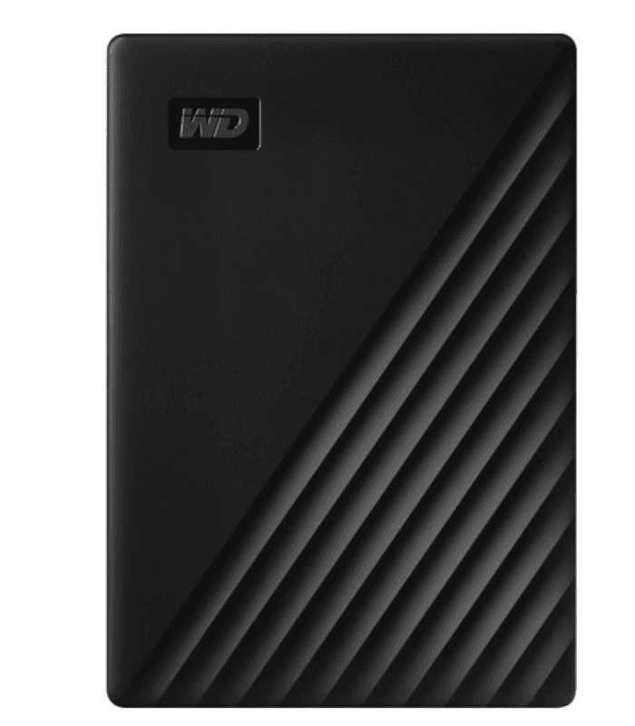WD My Passport 5 TB draagbare externe harde schijf, USB 3.0 - PC, Xbox en PlayStation, Zwart — afbeelding 1