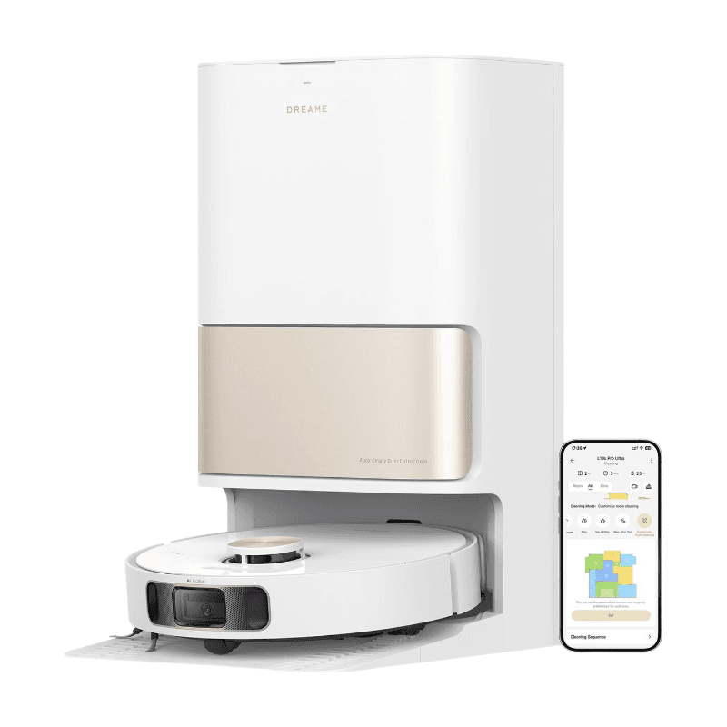 Dreame L10s Pro Ultra robotstofzuiger - 7000 Pa zuigkracht - automatische dweilwasser en -droger - MopExtend-technologie — afbeelding 1