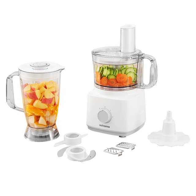 Ochama keukenmachine, hakmolen, kleine huishoudelijke blender, sapcentrifuge, apparaat voor babyvoeding, multifunctioneel en gemakkelijk schoon te maken, maalmolen