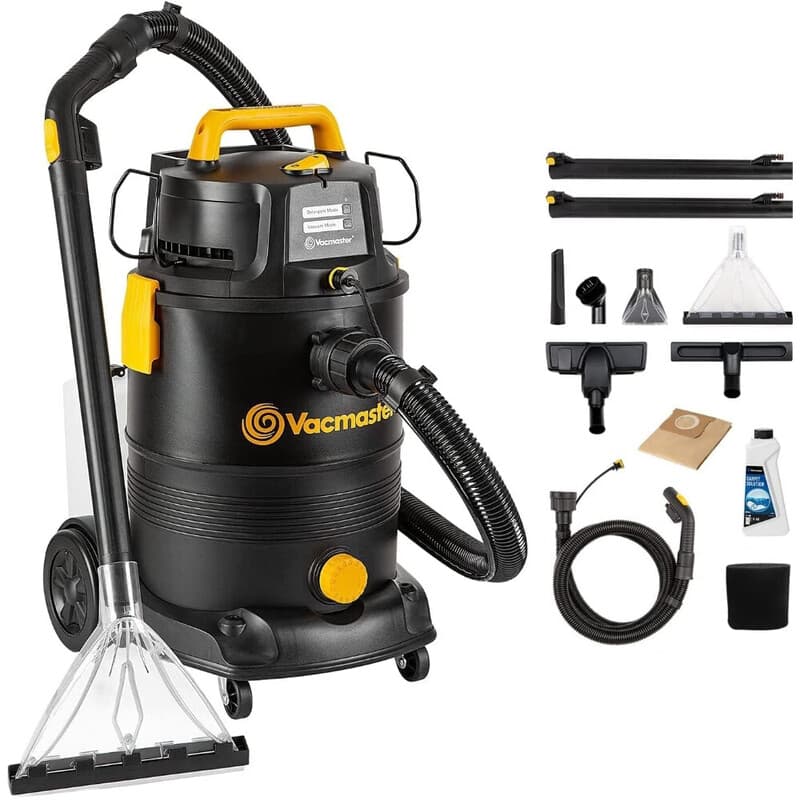 Vacmaster VK1330PWR 1300 W 30 L 3-in-1 Wasstofzuiger Nat- en Droogzuiger met Dubbel Tankontwerp Vloerreiniger voor Harde Vloeren, Tapijten, Tapijtreinigingsmachine — afbeelding 1