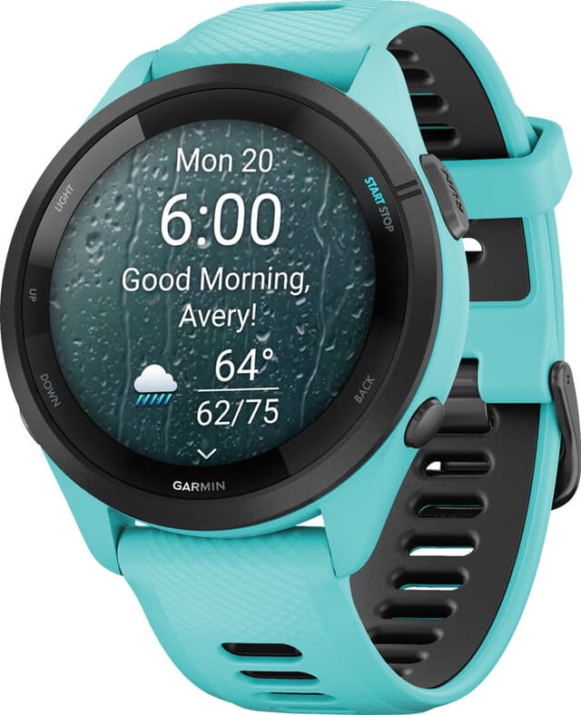 GARMIN Forerunner 265 - Sporthorloge met GPS - Geschikt voor hardlopen - 46 mm - Blauw