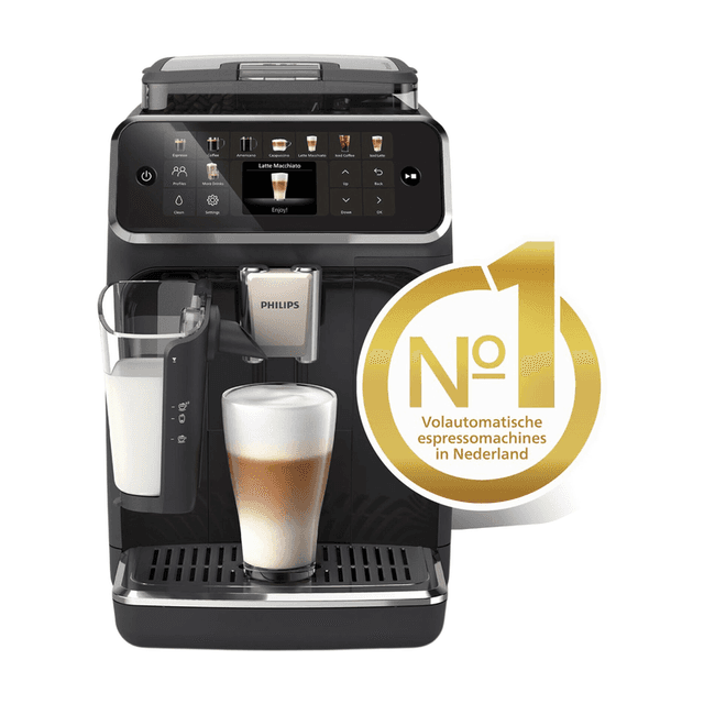 Philips EP5541/50 LatteGo-serie 5500 volautomatische koffiezetapparaat - 20 drankjes - keramische molen - 12 instellingen - AquaClean - 1,8 liter waterreservoir