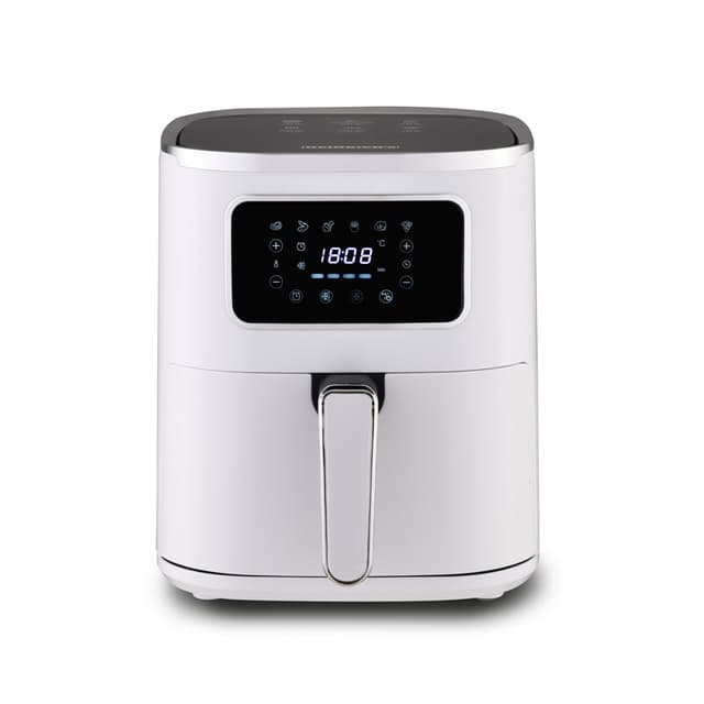 Heinrich's airfryer HFR 8216 zilver 5 L 1450 W vermogen touchbediening 6 automatische programma's