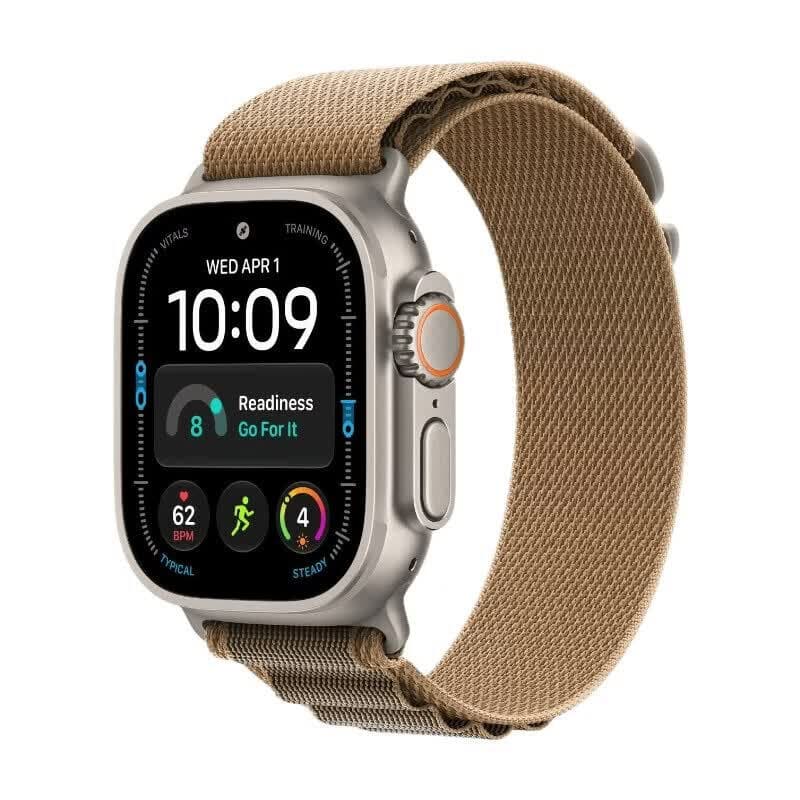 Apple Watch Ultra 4 - GPS + Cellular - 49 mm - Titanium kast met Desert Alpine band (L) — afbeelding 1