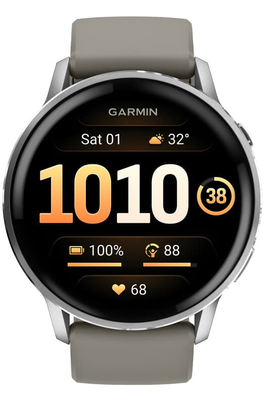 Garmin Venu 4 - Multisport smartwach - 45 mm - AMOLED - GPS - Zilver/grijs
