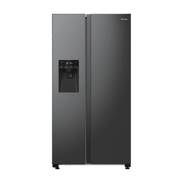Hisense RS5P535NTFE Freestanding Fridge Freezer - 535L Capacity - Side-by-Side - No Frost - Stainless Steel