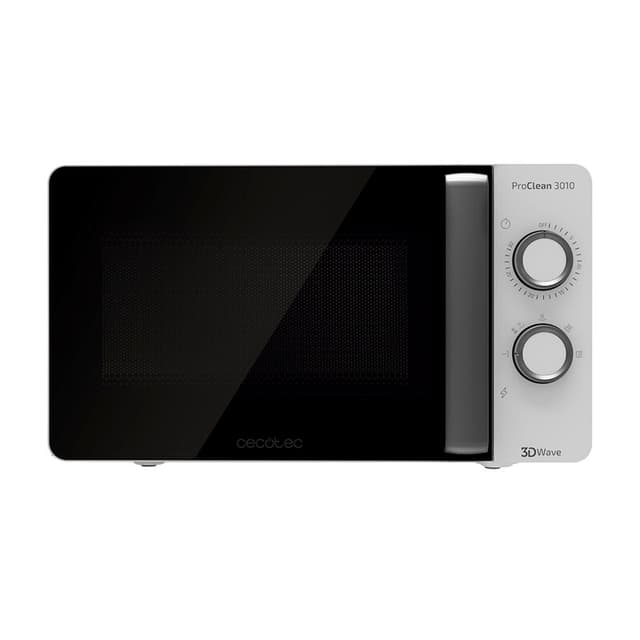Cecotec Tafelmodel magnetron, 20 L capaciteit, 700 W, 6 vermogensstanden met 3D Wave-verwarmingstechnologie, Ready2Clean eenvoudige reinigingscoating, elegant zwart