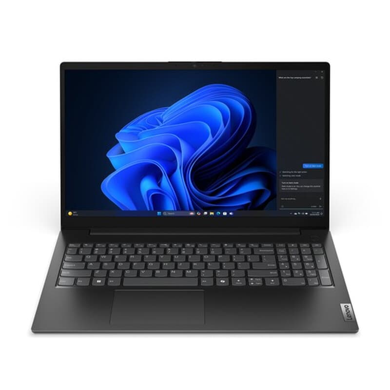 Lenovo V15 G5 IRL 15,6" FHD Laptop, Intel Core i5-13420H, 16 GB DDR5, 512 GB SSD, Wi-Fi 6, Windows 11 Pro, Business Zwart — afbeelding 1