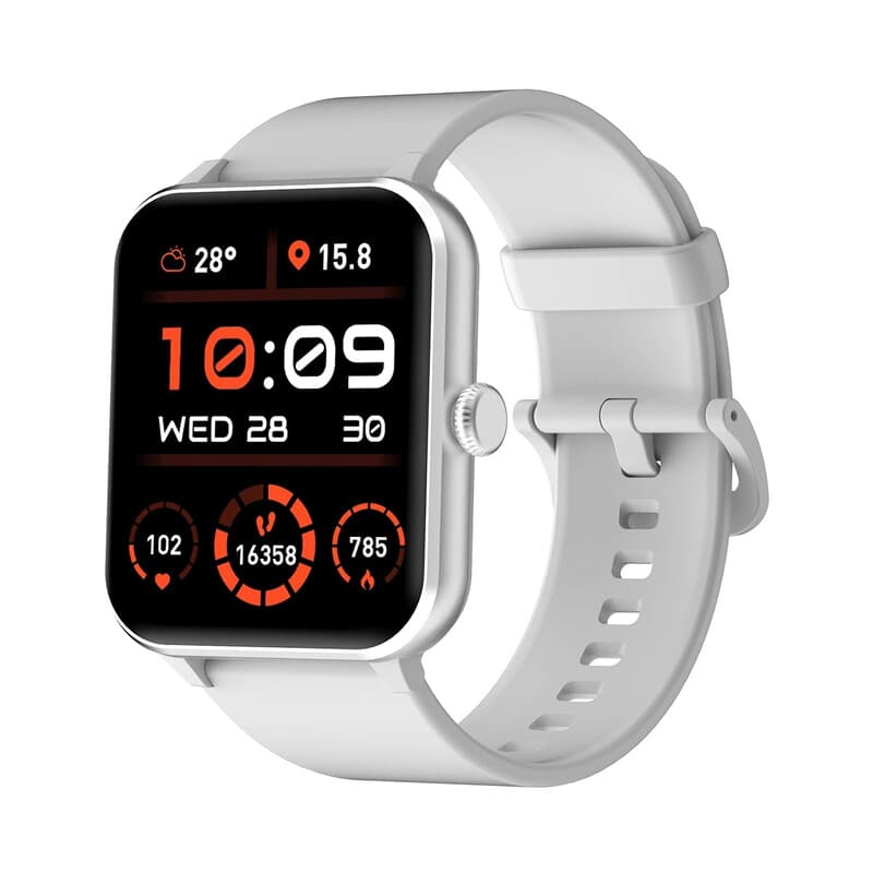Blackview R50 smartwatch met 1,85-inch scherm, batterijduur van 25 dagen, hartslag- en slaapmonitor, bellen via Bluetooth en meer dan 100 sportmodi – smartwatch voor Android/iOS — afbeelding 1