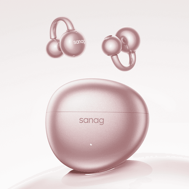 sanag S7S ultragevoelige langdurige sport-over-earkoptelefoon met beengeleiding en Bluetooth met open vertaling via kunstmatige intelligentie