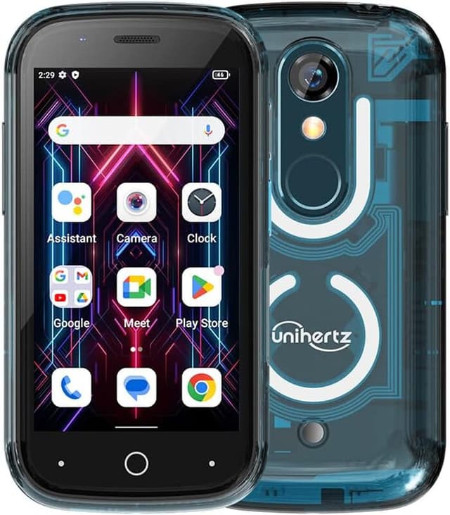 Unihertz Jelly Star 3-inch Werelds Kleinste Android 13 Smartphone, 8 GB RAM + 256 GB ROM, Gewicht 116 g, 48 MP Camera