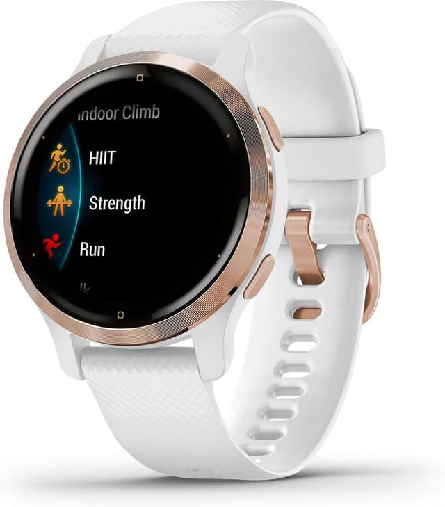 GARMIN Venu 2S - Smartwatch voor vrouwen - 40 mm - Roségoud/Wit