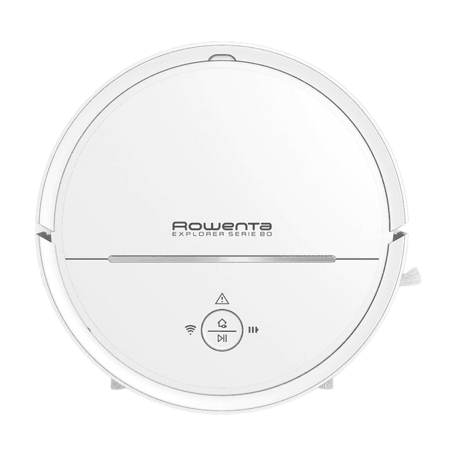 Rowenta RR7747WH Explorer 80 Aqua Force robotstofzuiger - Allergieverzorging - Lasernavigatie - Permanente mapping - 90 min batterijduur