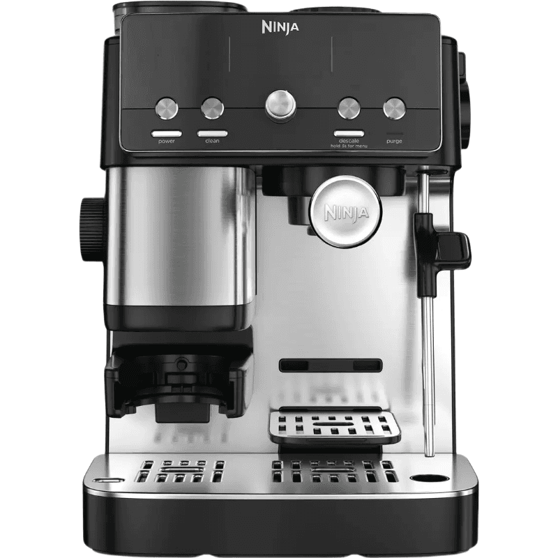 Ninja Luxe Café Mini 2-in-1 espresso- en filterkoffiemachine met geïntegreerde molen en handmatige melkopschuimer ES301EU — afbeelding 1