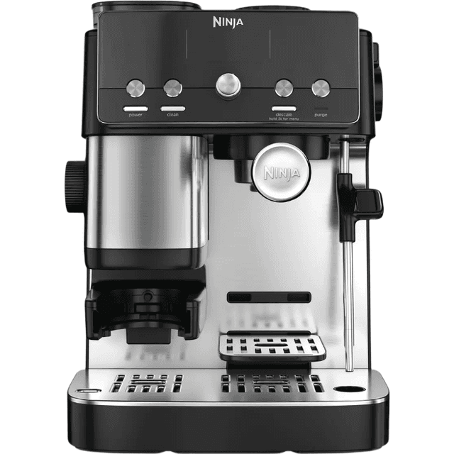 Ninja Luxe Café Mini 2-in-1 espresso- en filterkoffiemachine met geïntegreerde molen en handmatige melkopschuimer ES301EU