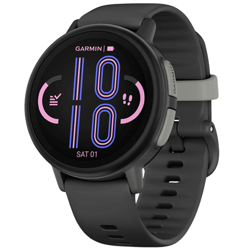 GARMIN Bounce 2 Wi-Fi LTE speciaal gemaakt voor kinderen smartwatch 43 mm - donkergrijs — afbeelding 1