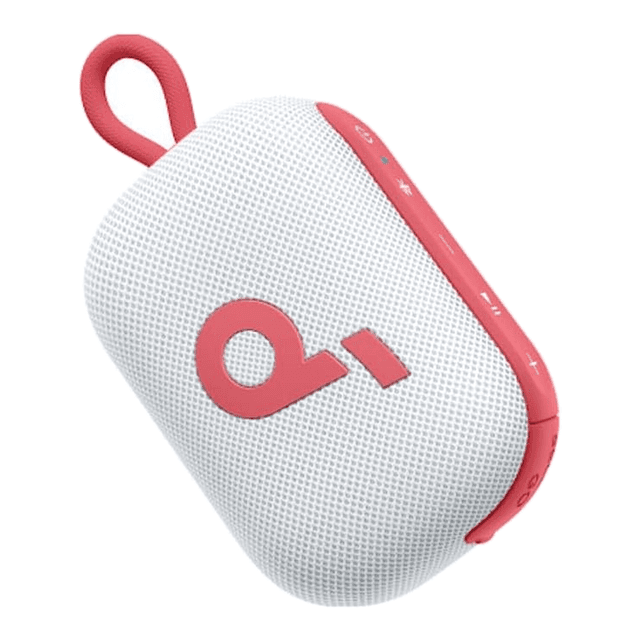 Soundcore van Anker, Select 4 Go, 20 uur ultralange afspeeltijd, 5 W krachtig geluid, IP67 volledige bescherming en zwemgeschikt, lichtgewicht met draagband, eenvoudig te vervoeren, draadloze stereokoppeling (TWS), rood