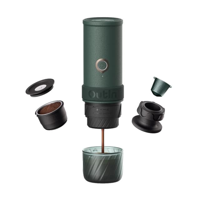 OutIn Mino - Canyon Green - Draagbare elektrische espressomachine