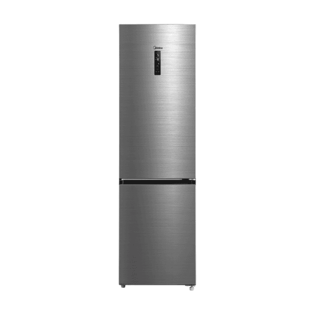Midea MDRB521MGB02 gecombineerde koel-vriescombinatie energielabel B in roestvrij staal