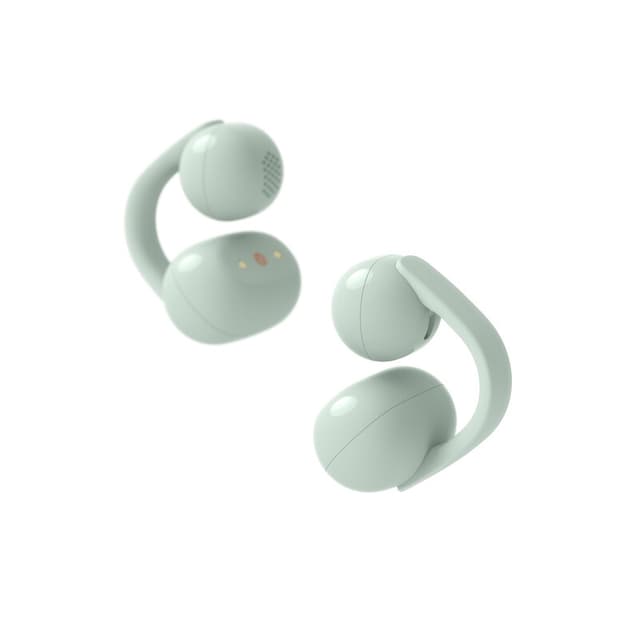 Sony LinkBuds Clip – Draadloze open-ear oordopjes, Kleur: Groen