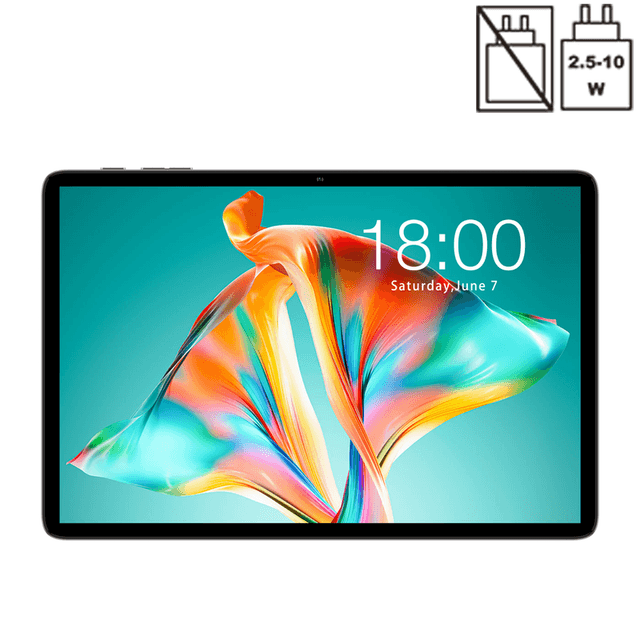 TECLAST P30T 10.1 Inch Android 16 Tablet T7250 Octa Core 16 GB (3 GB+13 GB virtueel)+128 GB 120Hz HD 6000 mAh 5GHz WiFi Widevine L1 BT5.0 MicroSD Type-C