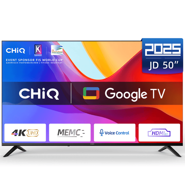 CHiQ U50JD – 50 inch – 4K QLED – 60Hz Smart TV