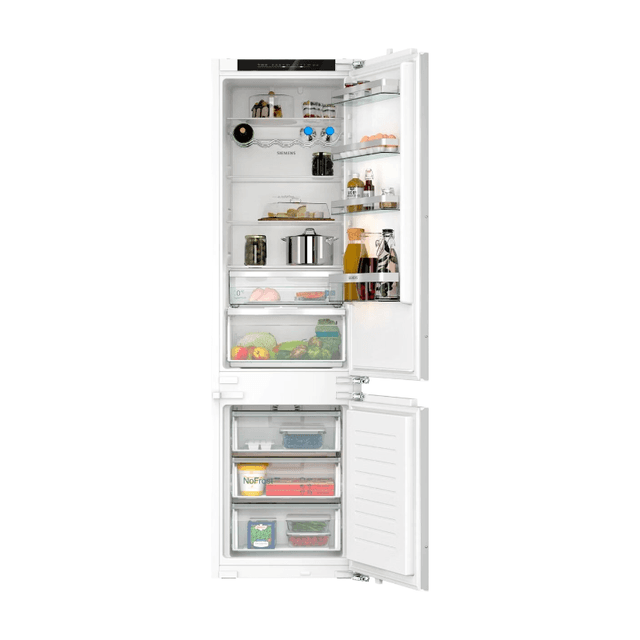 Siemens KI96NVFD0 ingebouwde koel-vriescombinatie - No Frost - FreshSense - LED-verlichting - Super Freeze-functie - Wit