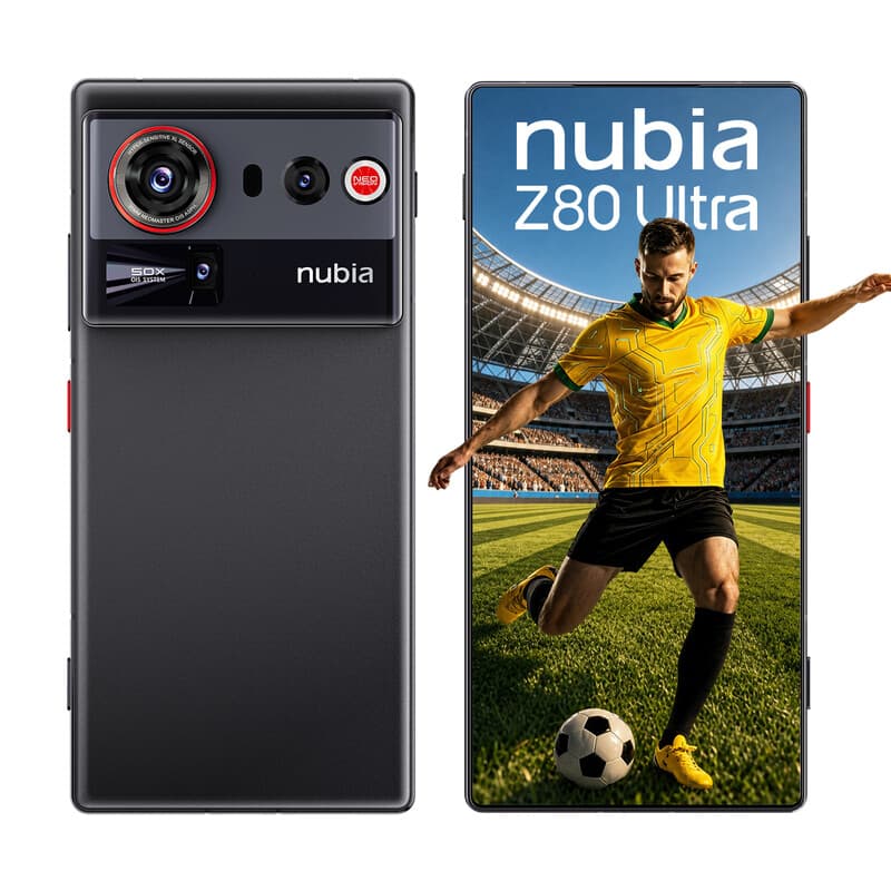 nubia Z80 Ultra 5G simlockvrije Android-smartphone, Snapdragon 8 Elite Gen 5, 50 MP drievoudige AI-camera, 80 W draadloos opladen, 6,85 inch 144 Hz AMOLED Full Screen, gaming-smartphone — afbeelding 1
