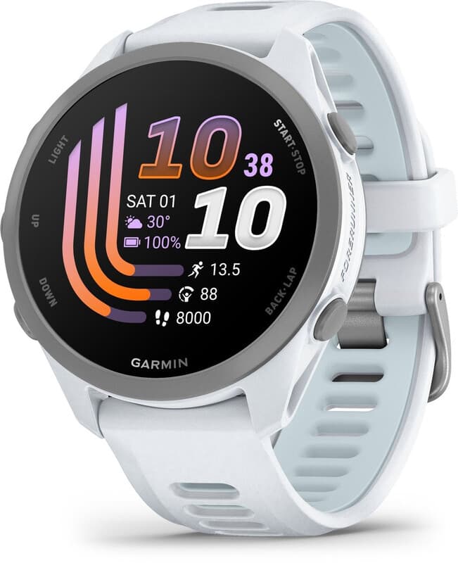 GARMIN Forerunner 170 GPS smartwatch 43 mm - Whitestone — afbeelding 1