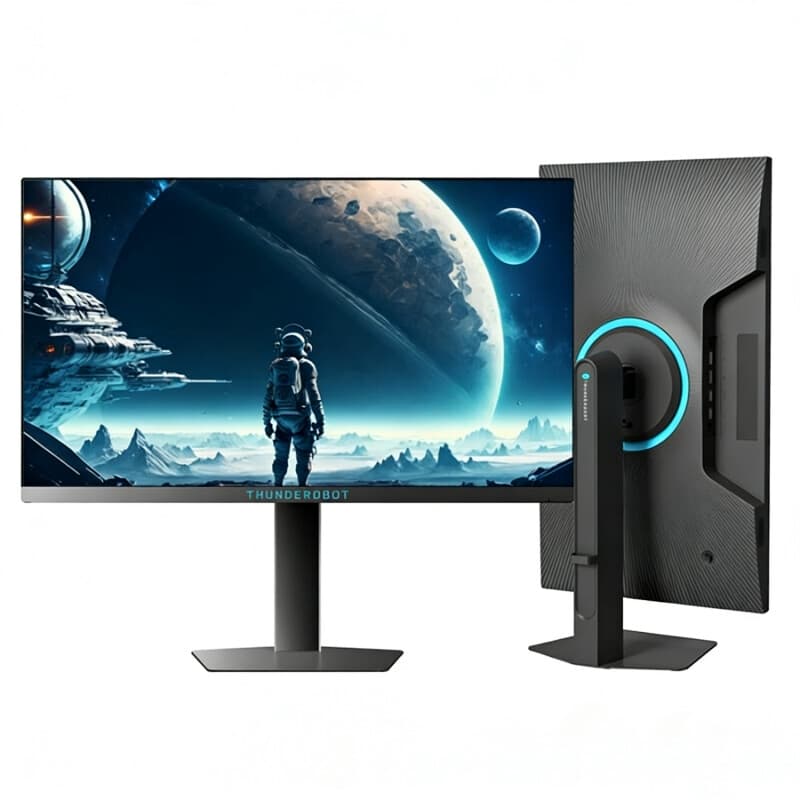 【Gratis monitorlamp】 THUNDEROBOT 24,5 inch Full HD 320 Hz hoge verversingssnelheid 450 nits hoge helderheid opklapbaar en draaibaar professionele e-sports gaming monitor CF25F300L — afbeelding 1