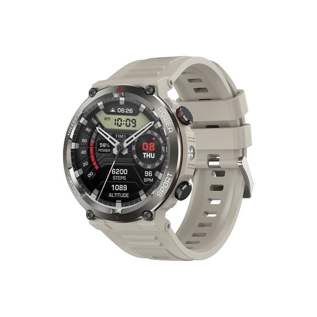Blackview W50 Pro smartwatch met 1,45-inch scherm, batterijduur van 100 dagen, verlichting, kompas, IP68-waterdicht, bellen via Bluetooth, hartslagmeting, sporthorloge met meer dan 100 sportmodi voor Android/iOS