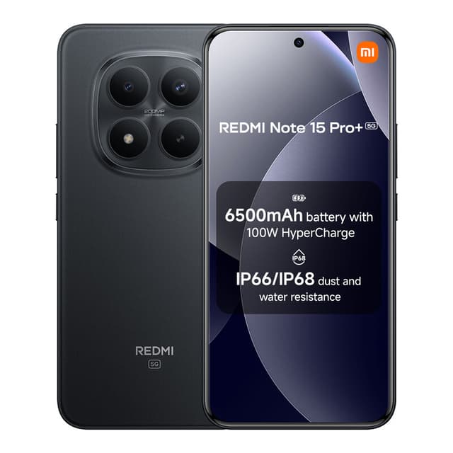 REDMI Note 15 Pro+ 5G Zwart 12 GB RAM 512 GB ROM