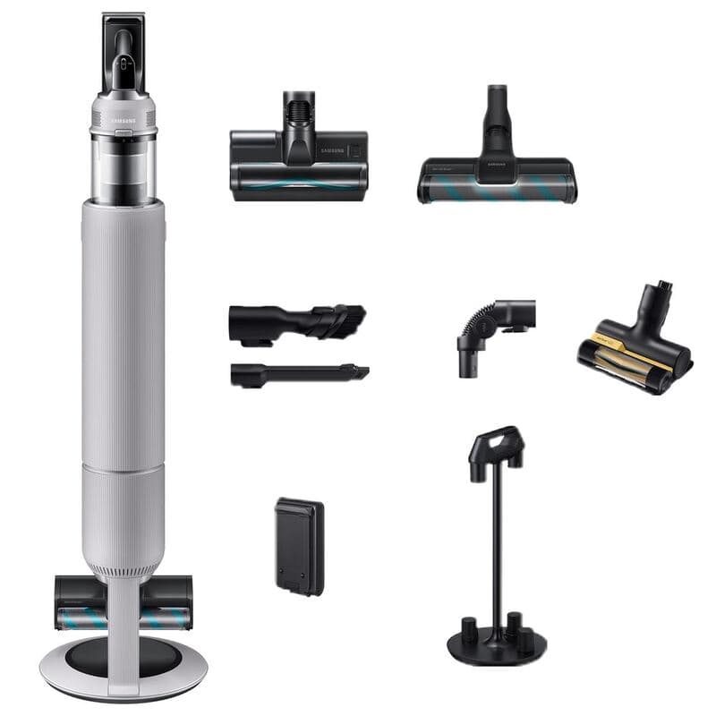 Samsung VS80F28EFP 2-in-1 stofzuiger, droge HEPA, microzakloos, 0,5 L, 770 W, grijs, 2,2 Ah — afbeelding 1