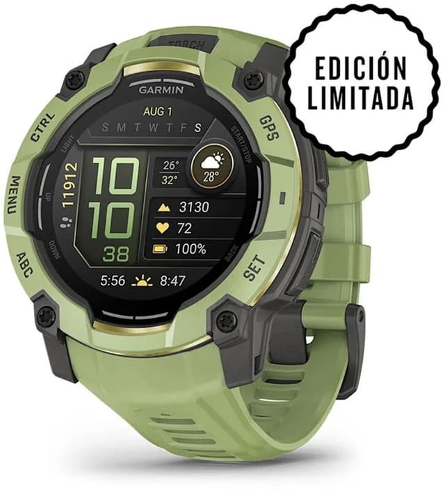 GARMIN Instinct 3 AMOLED - 50 mm - vijgblauw - limited edit.